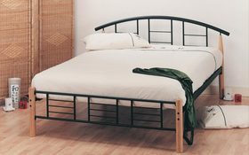 The Elan Neon Wooden Metal Bestead Mattress Online